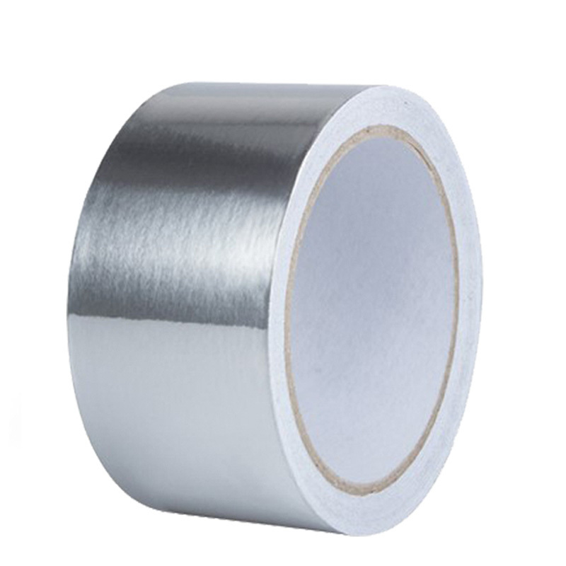 Unmarked single-sided aluminium-foil tape roll