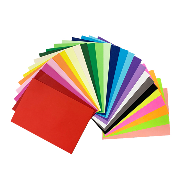 Coloured copy paper material reference
