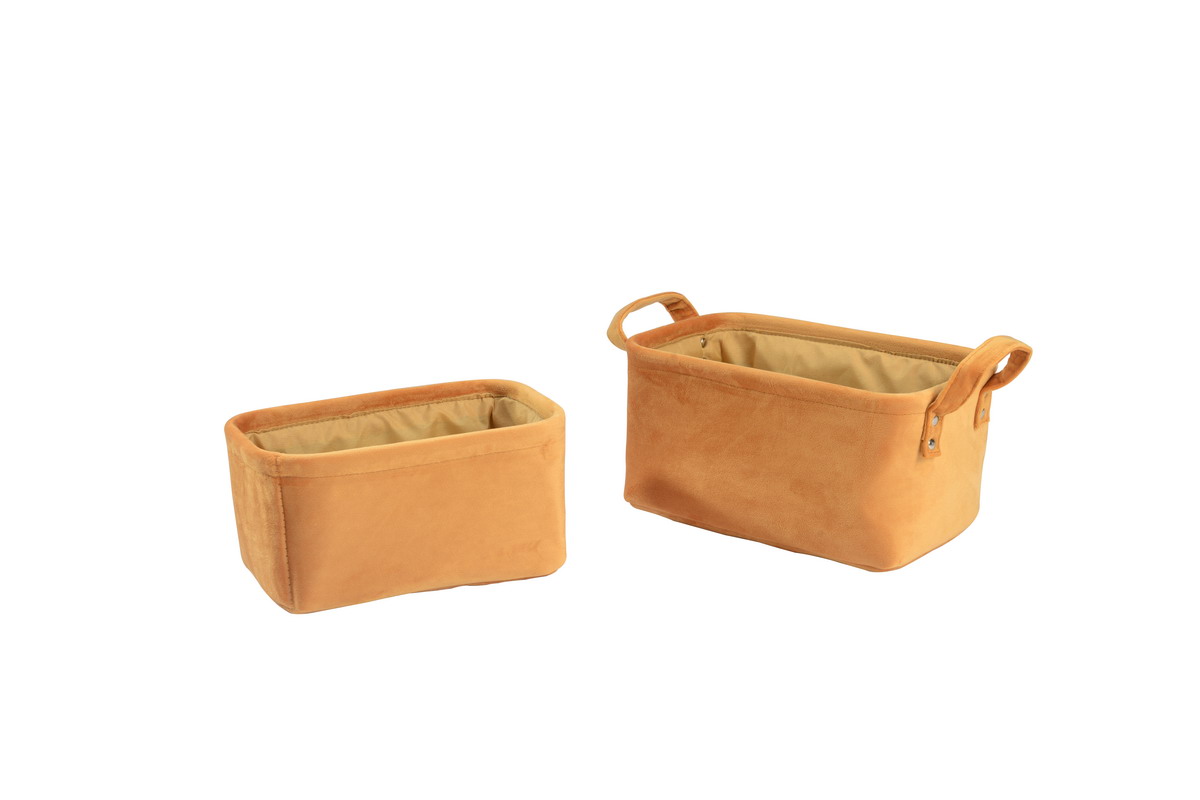 Velvet storage-basket reference