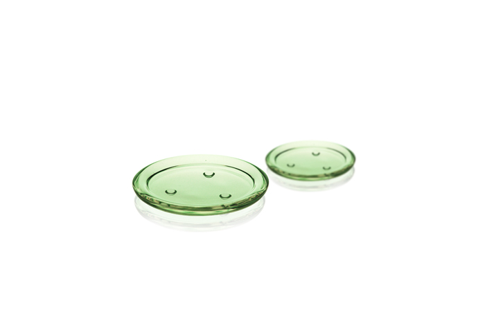 Glass candle plates sourcing illustration