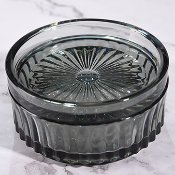 Covered ribbed bowl sourcing illustration