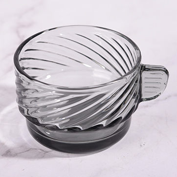 Spiral handled cup sourcing illustration