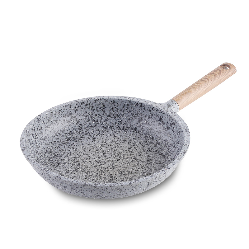 Open speckled-finish frying-pan reference