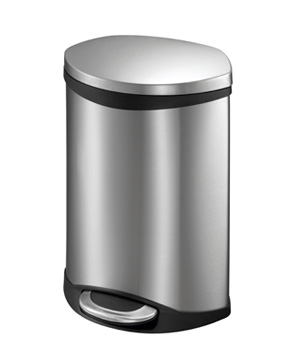 Rounded pedal waste-bin reference