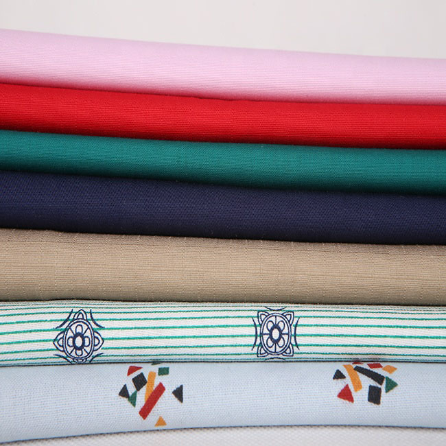 Solid and patterned fabric options